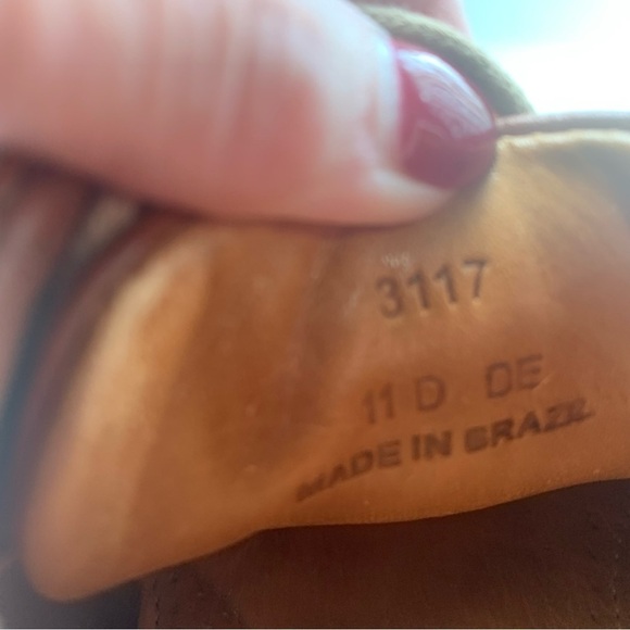 Sandro Moscoloni Men’s Light Brown Comfort Walk Leather Oxford Made In Brazil - Picture 3 of 11